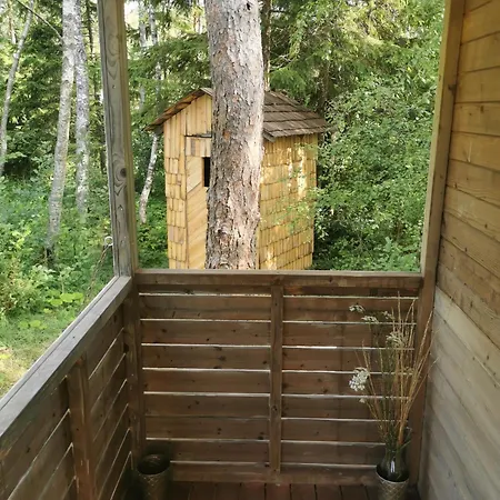 Paiveli Kopli Ratastel Maja Ja Tuennisaun キャンプ場 Mustjala